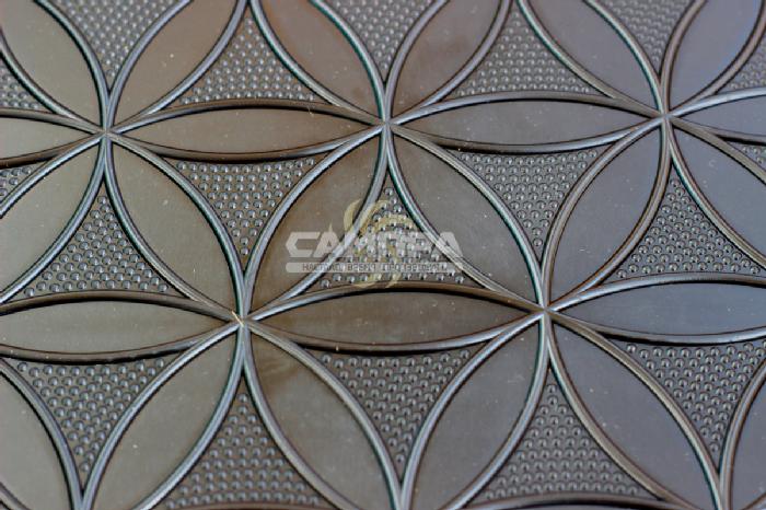 Форма Квадрат Цветок Жизни 30х30х3 см фото 3